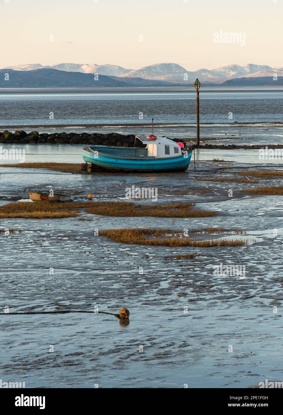 Bateaux de pêche, Morecambe, Lancashire, Royaume-Uni Banque D'Images