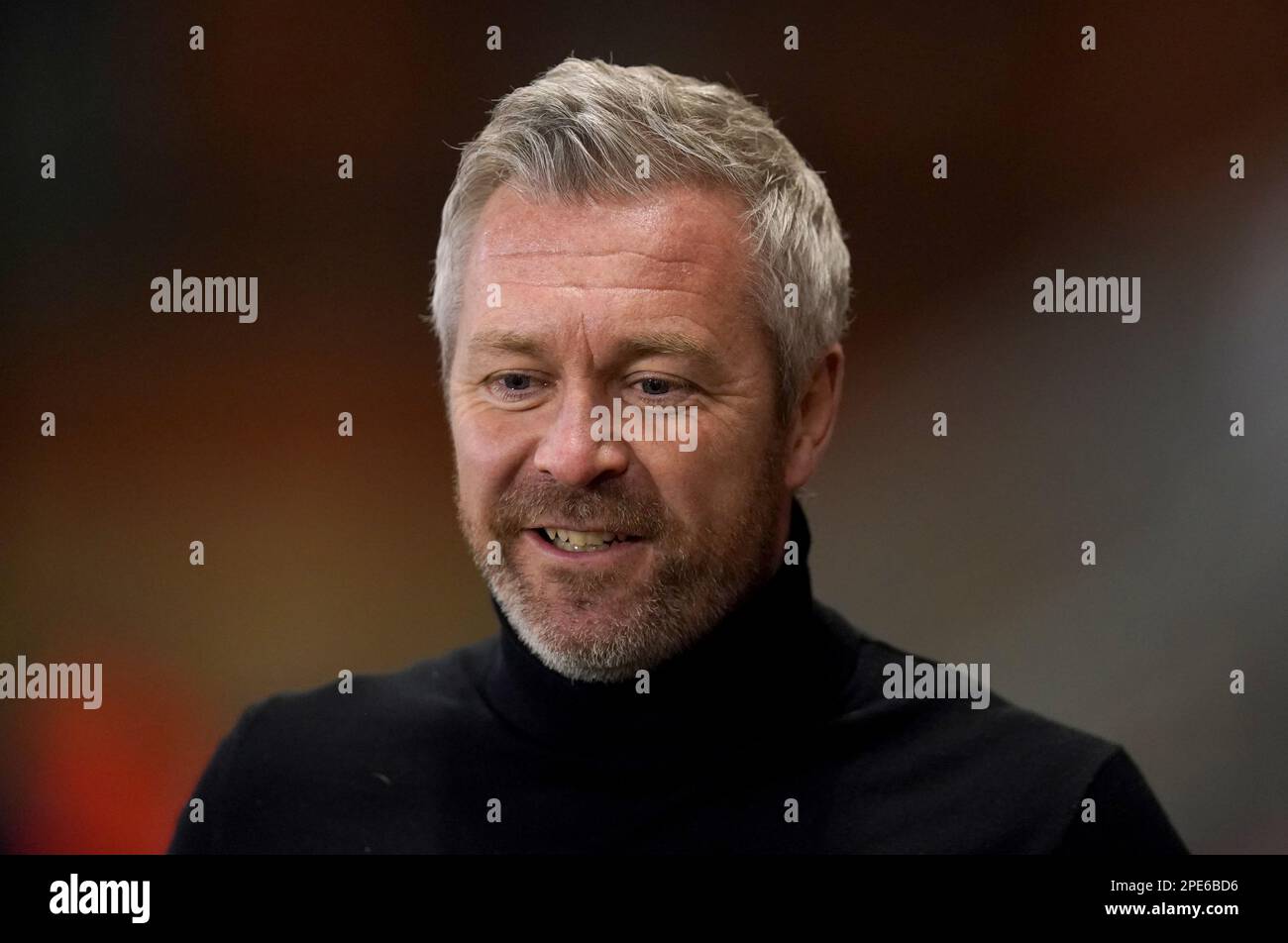 Willie Kirk, directeur de Leicester City, avant le match Barclays Women's Super League à Brisbane Road, Londres. Date de la photo: Mercredi 15 mars 2023. Banque D'Images