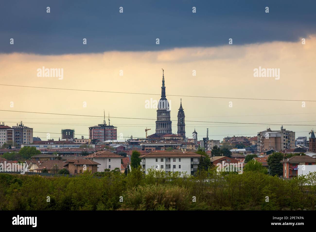 La Cupola di San Gaudenzio a Novara in Piemonte Banque D'Images