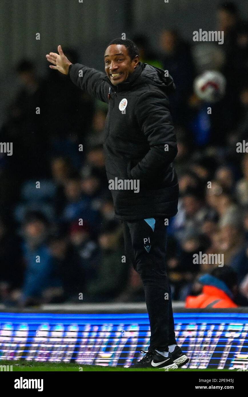 Directeur de lecture Paul Ince pendant le match du championnat Sky Bet Blackburn Rovers vs Reading à Ewood Park, Blackburn, Royaume-Uni. 15th mars 2023. (Photo de Ben Roberts/News Images) à Blackburn, Royaume-Uni, le 3/15/2023. (Photo de Ben Roberts/News Images/Sipa USA) crédit: SIPA USA/Alay Live News Banque D'Images