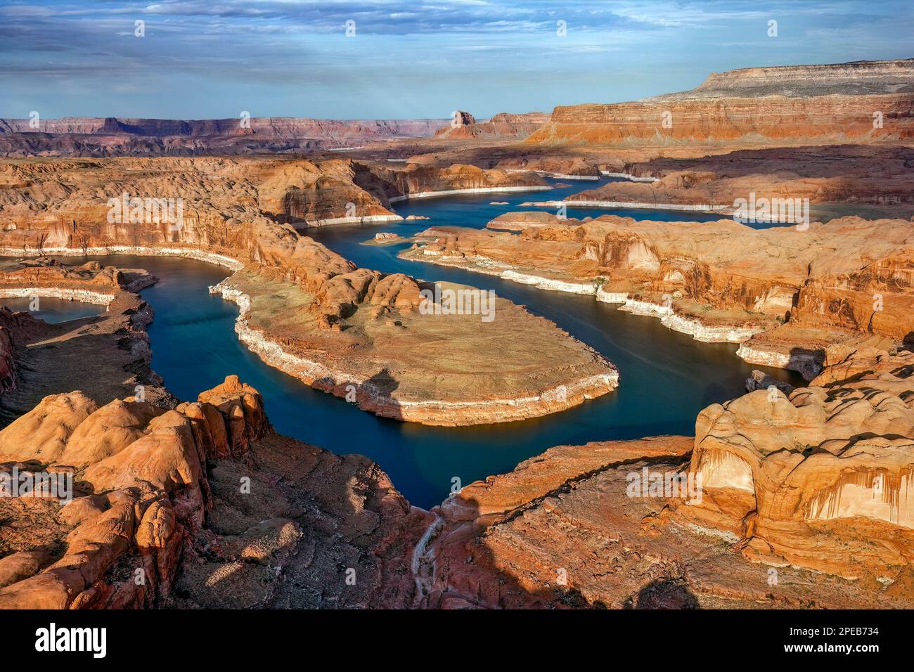 Lake Powell Aerial, page, Utah Banque D'Images
