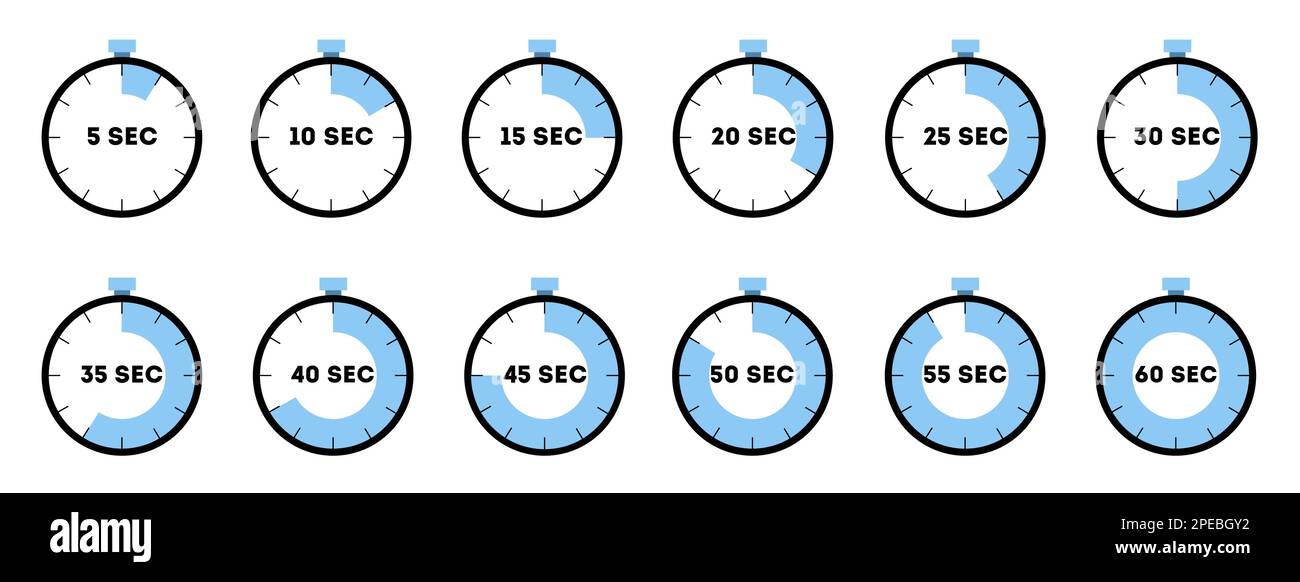 Icône de réglage de l'horloge analogique Illustration de Vecteur