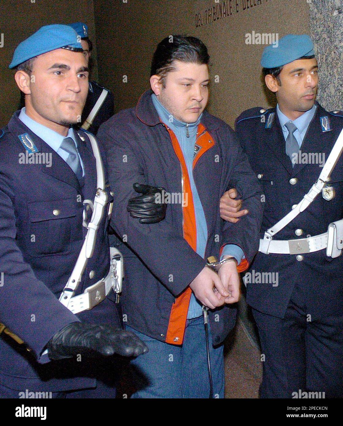 Italian Sect Pietro Guerrieri, alleged member of the satanic sect