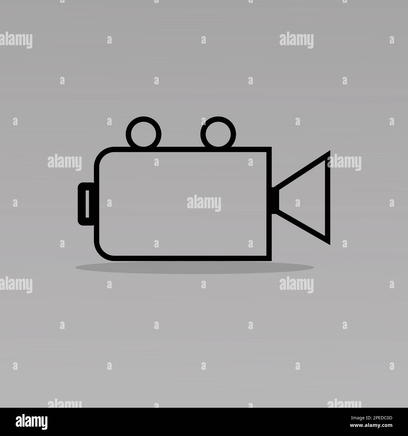 Camera Digital vator fichier dernière mise en service de la caméra 2023 Illustration de Vecteur