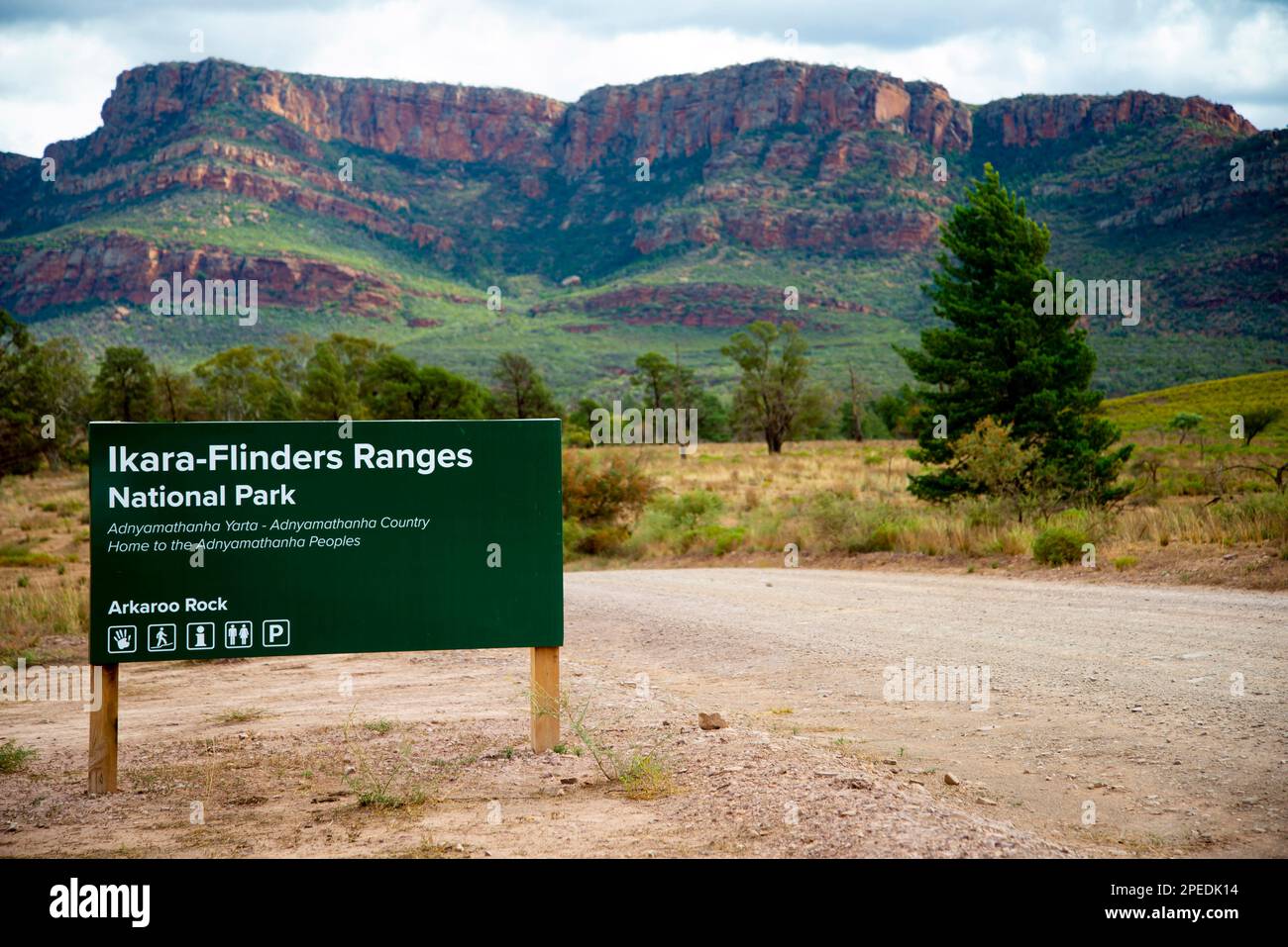 Parc national de la chaîne des montagnes Ikara-Flinders Ranges - Australie Banque D'Images