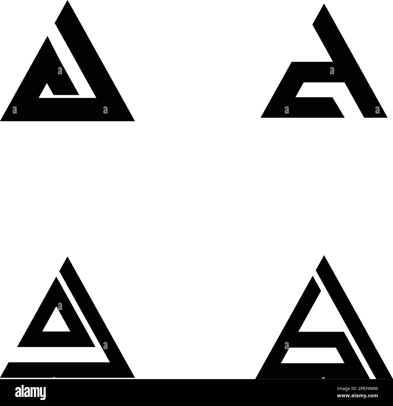 lettre a logo vektor illustration Illustration de Vecteur