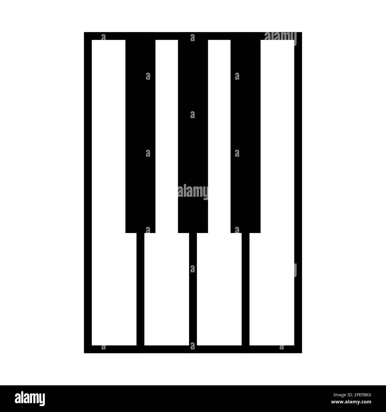 vecteur d'icône de piano pour la conception graphique, le logo, le site web, les médias sociaux, l'application mobile, IU Illustration de Vecteur