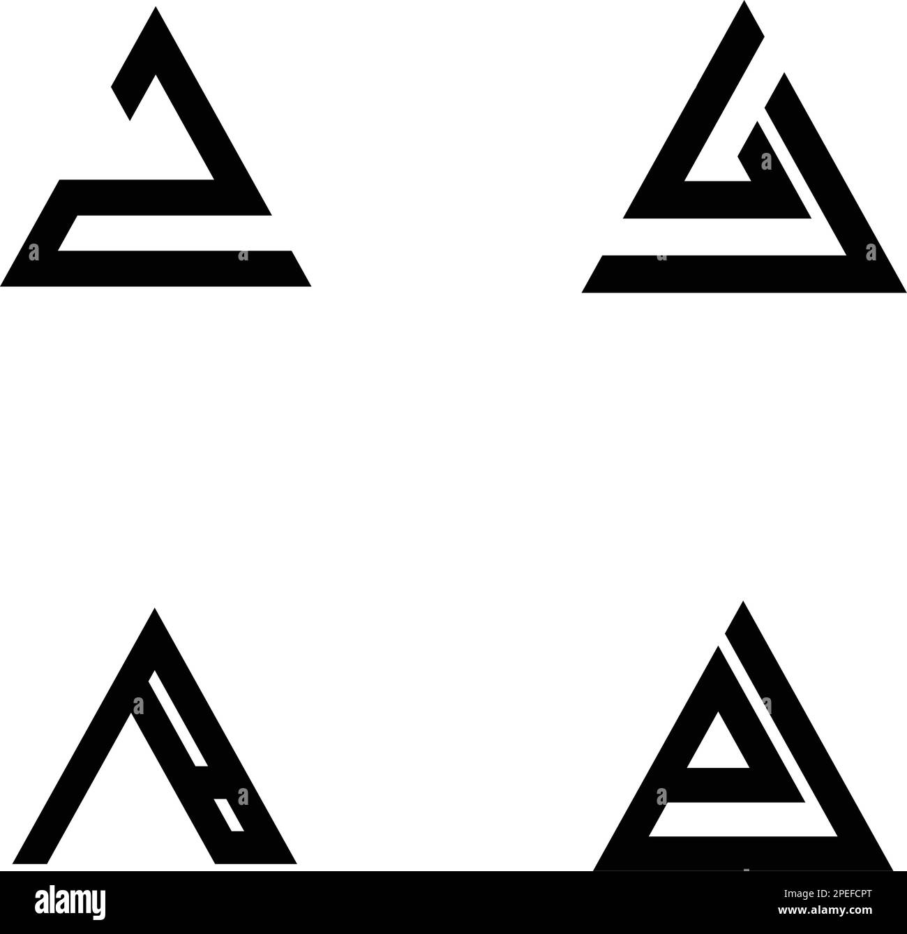 lettre a logo vektor illustration Illustration de Vecteur