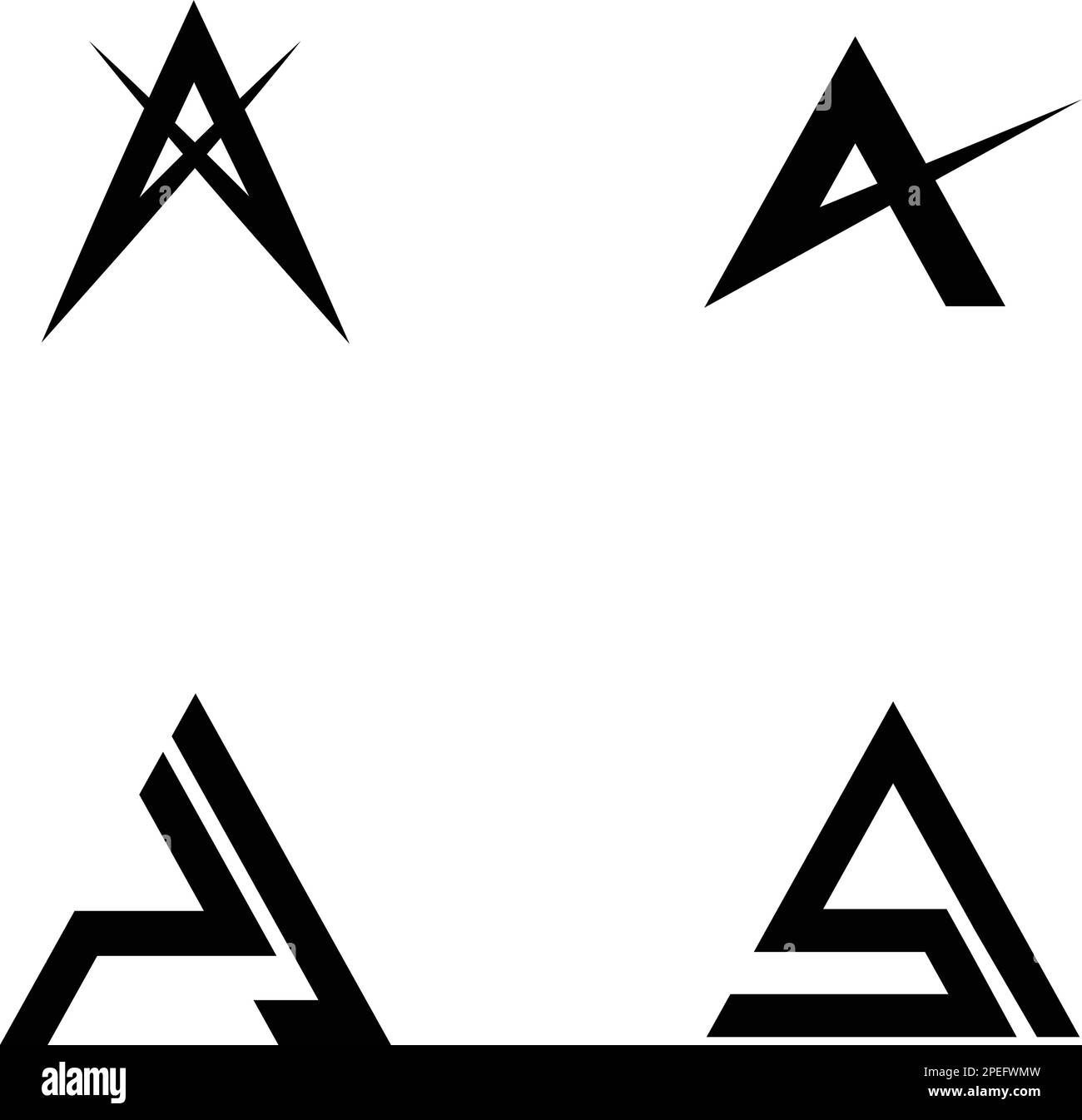 lettre a logo vektor illustration Illustration de Vecteur