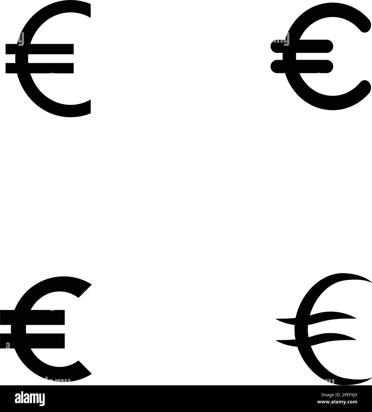 symbole de devise européenne vektor Illustration de Vecteur