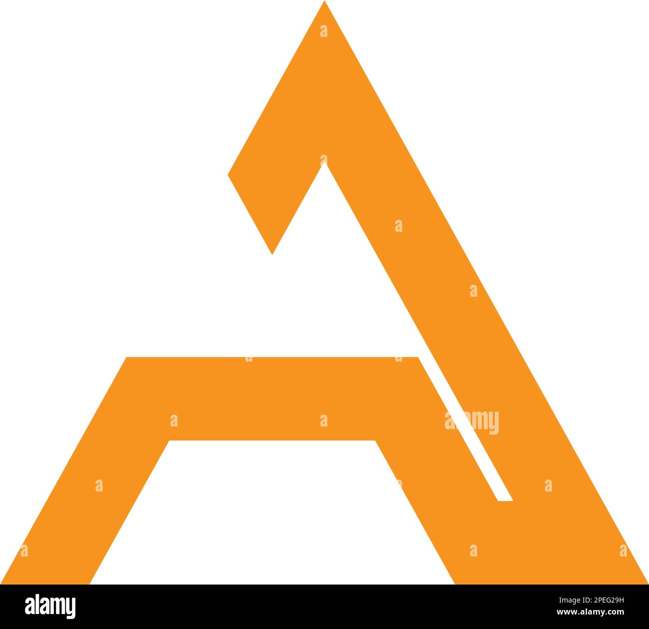 lettre a logo vektor illustration Illustration de Vecteur