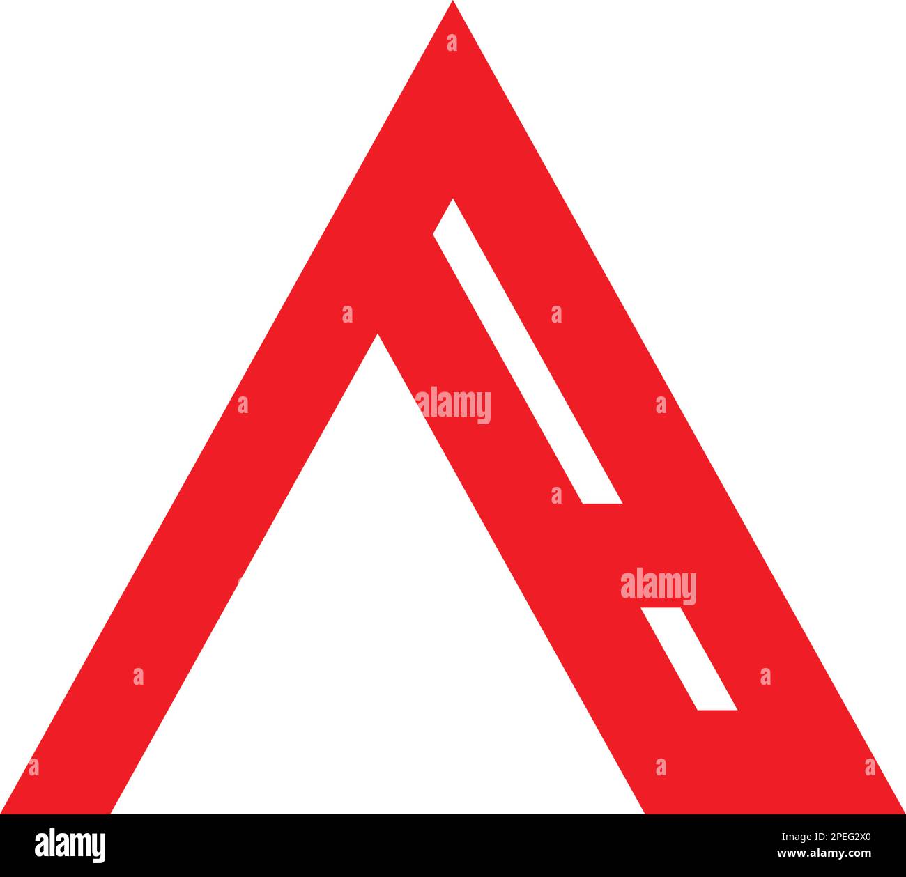 lettre a logo vektor illustration Illustration de Vecteur