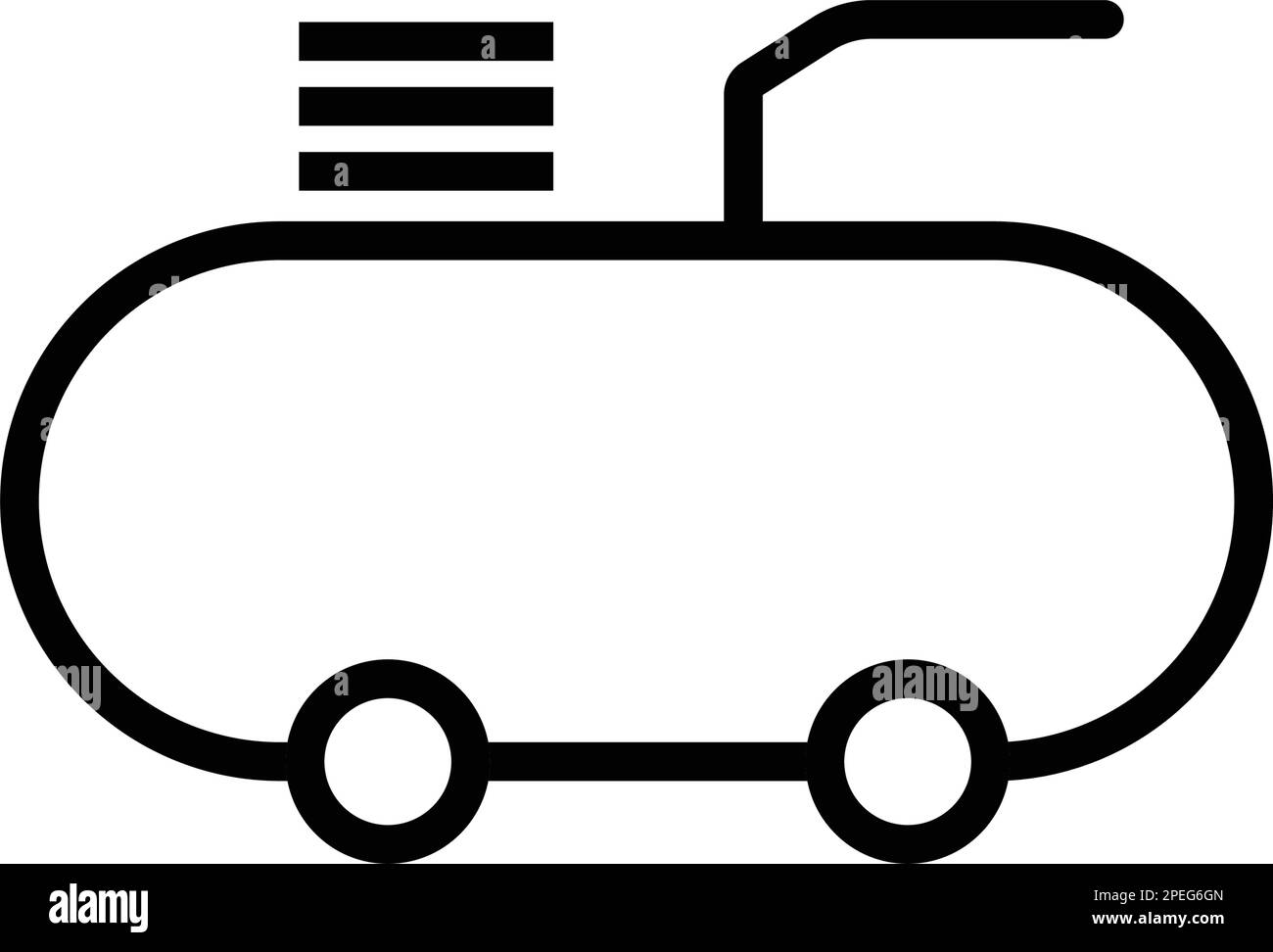 design simple d'illustration d'icône de compresseur Illustration de Vecteur