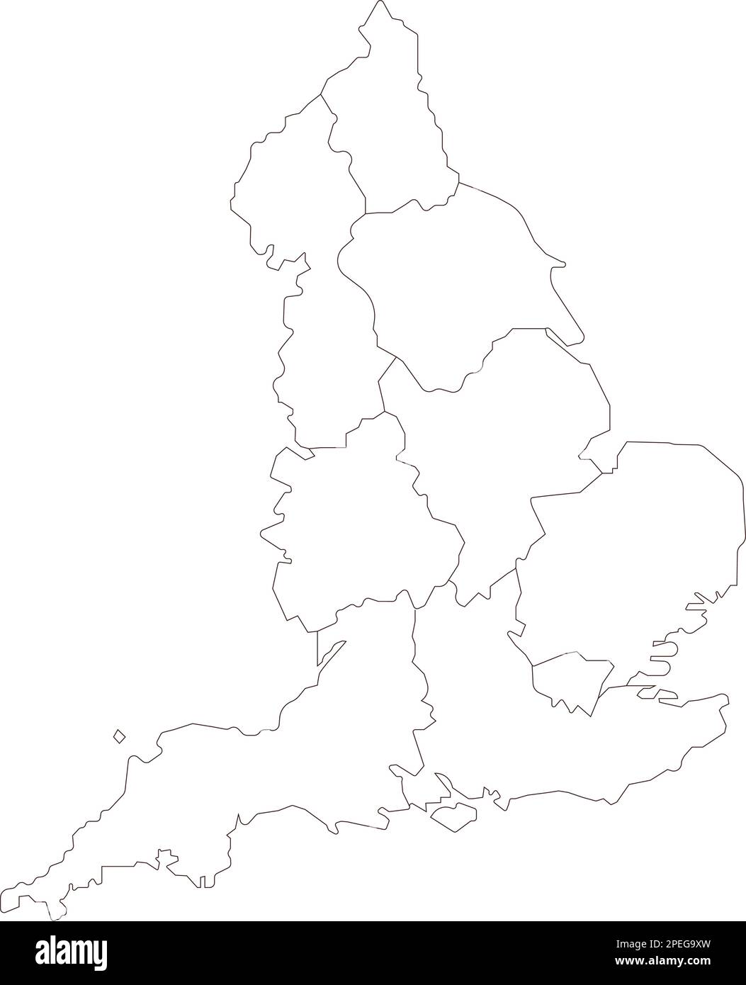 illustration du logo de la carte de pays en anglais Illustration de Vecteur