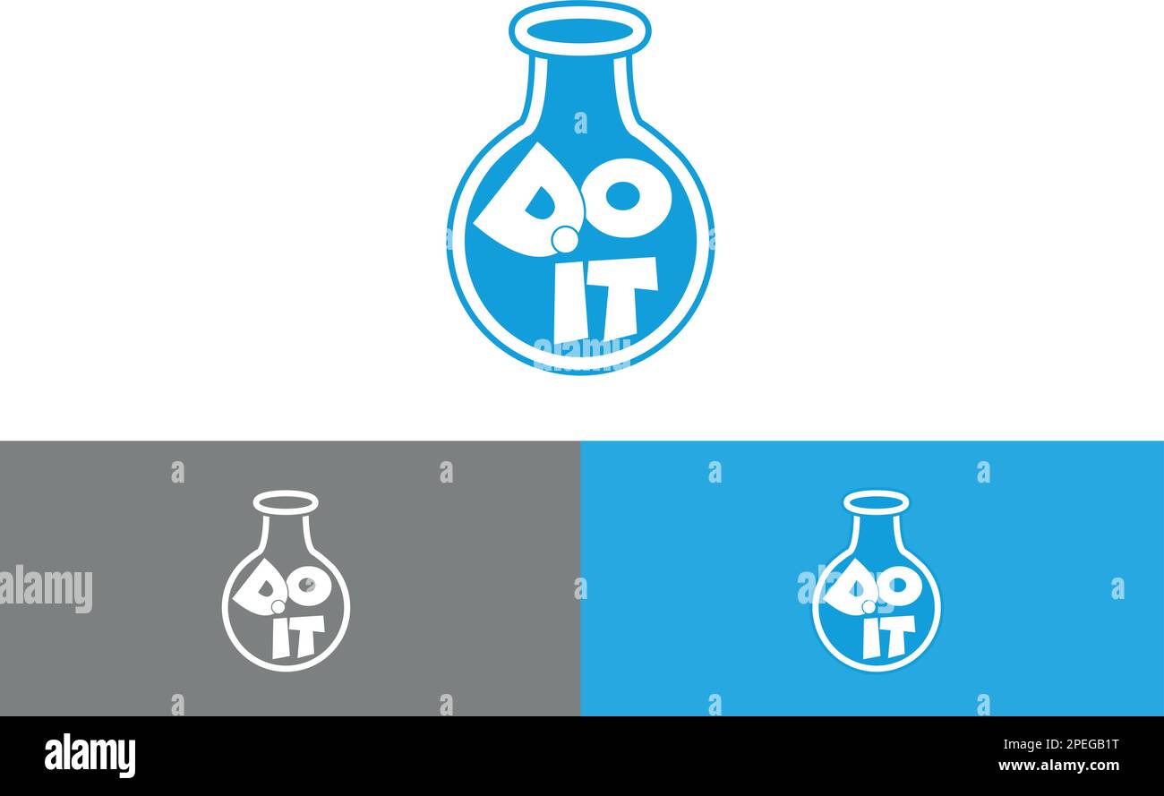 icônes, icônes do it, logo do it, icônes de science Illustration de Vecteur