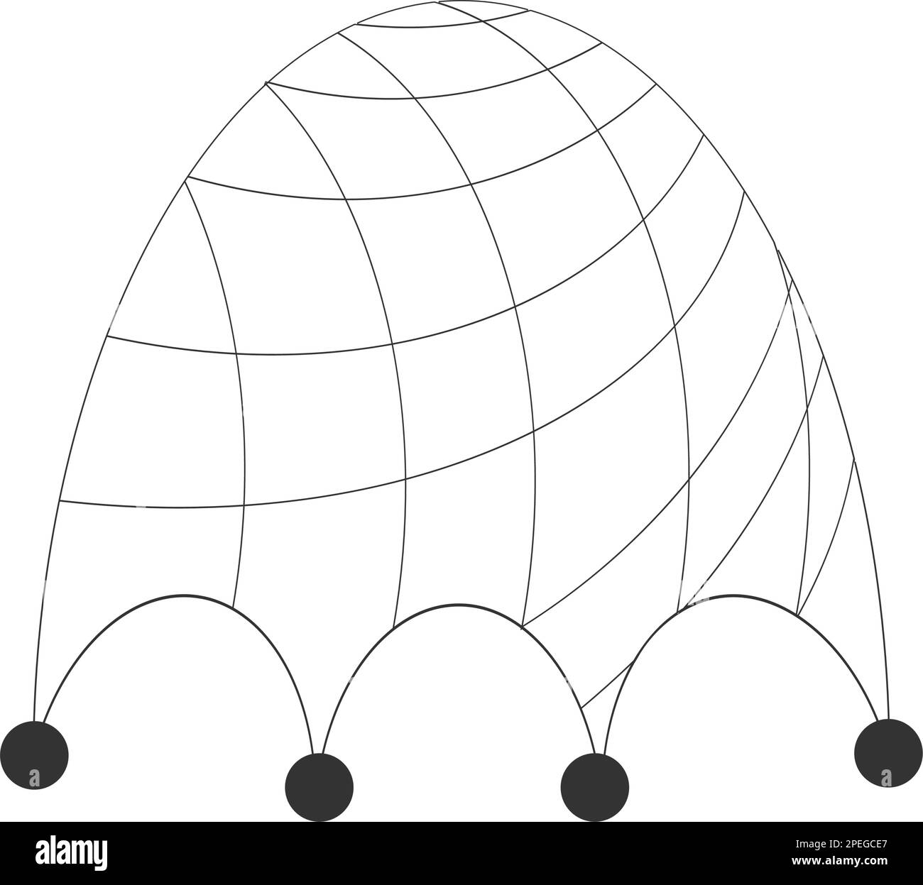 Symbole d'illustration d'icône de vecteur de filet de poisson pour le Web et le design Illustration de Vecteur
