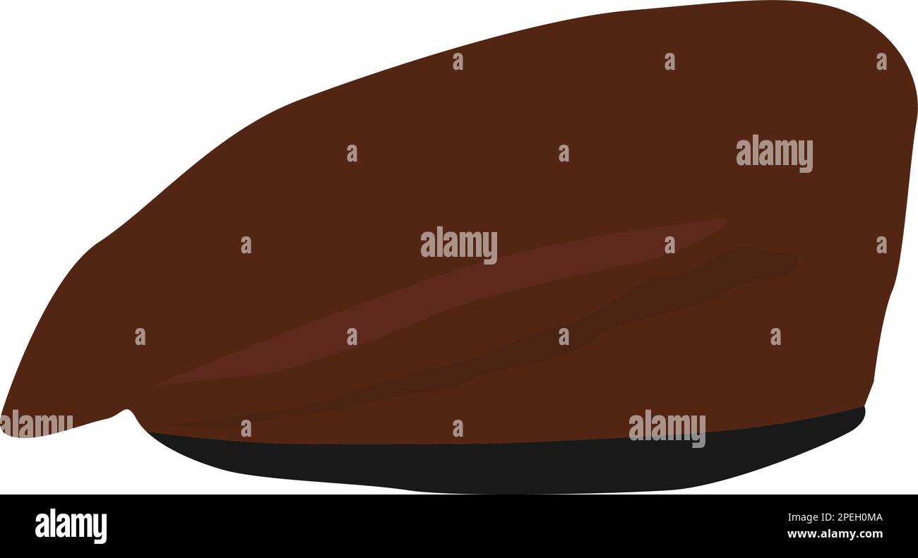 Modèle vectoriel d'icône de logo de chapeau de béret de scout garçon Illustration de Vecteur