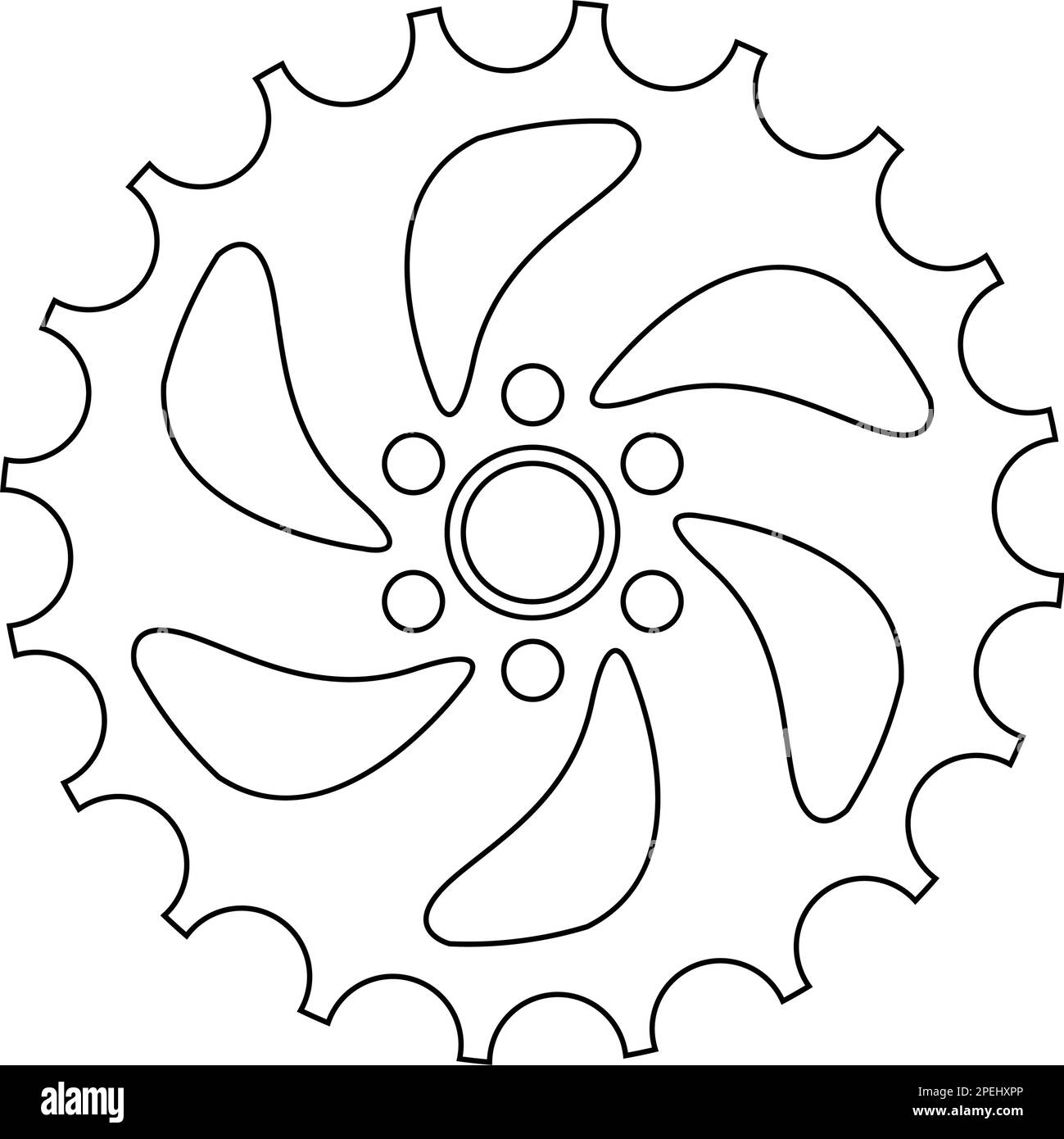 modèle vectoriel d'icône de logo d'équipement de moto Illustration de Vecteur
