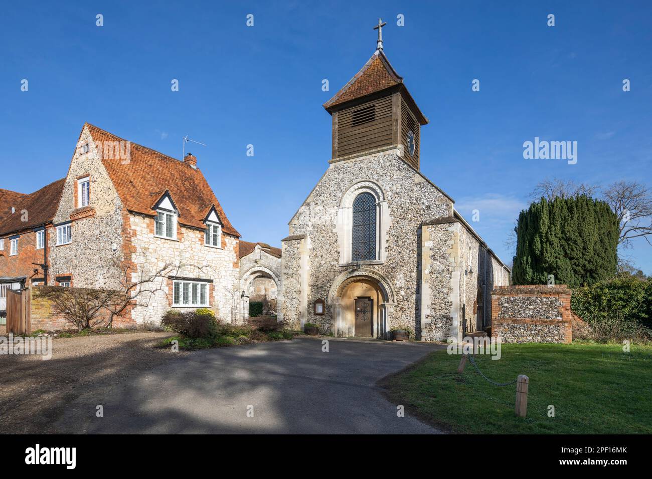 L'église de la Vierge Marie, Hurley, Berkshire, Angleterre, Royaume-Uni, Europe Banque D'Images