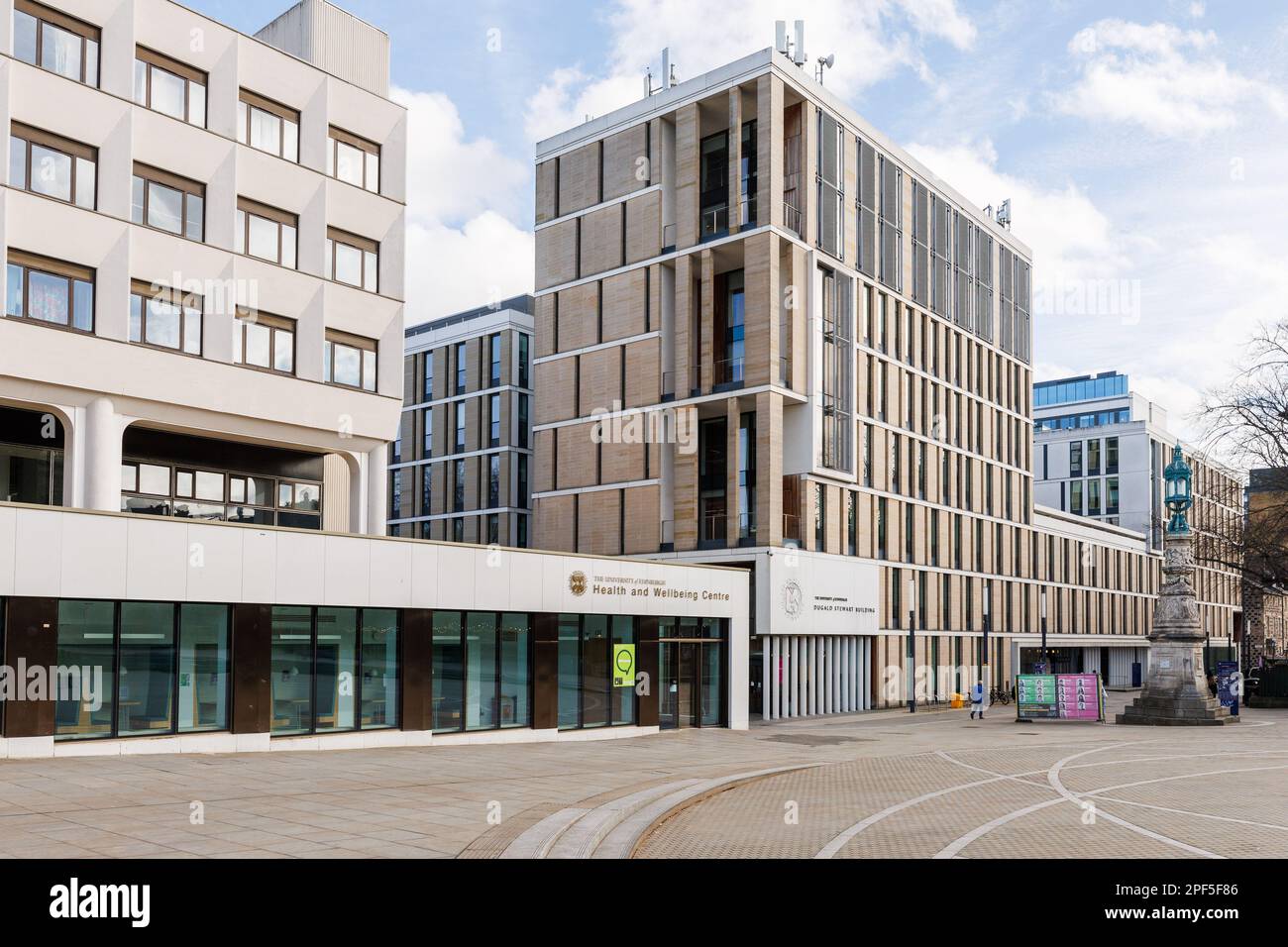 Le centre de santé et de bien-être récemment rénové de Bisto Square à l'Université d'Édimbourg Banque D'Images