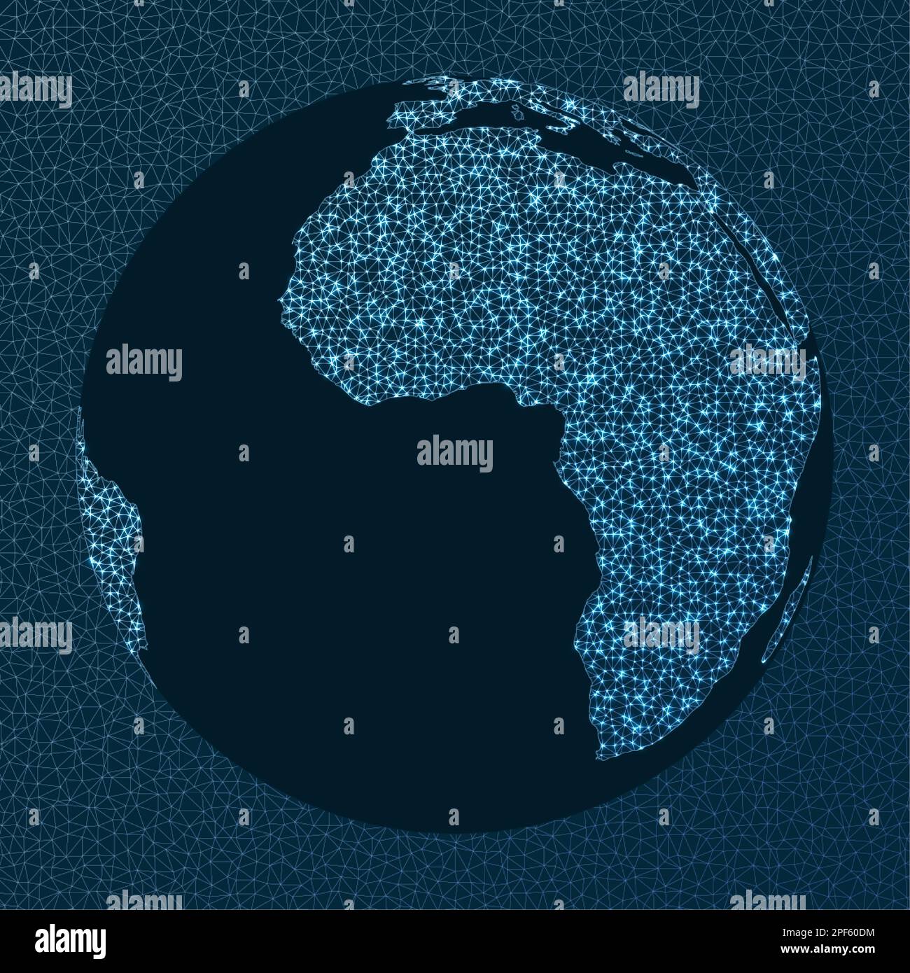 Illustration du réseau global. Projection par satellite. Réseau mondial. Carte des connexions stupéfiantes. Illustration vectorielle. Illustration de Vecteur