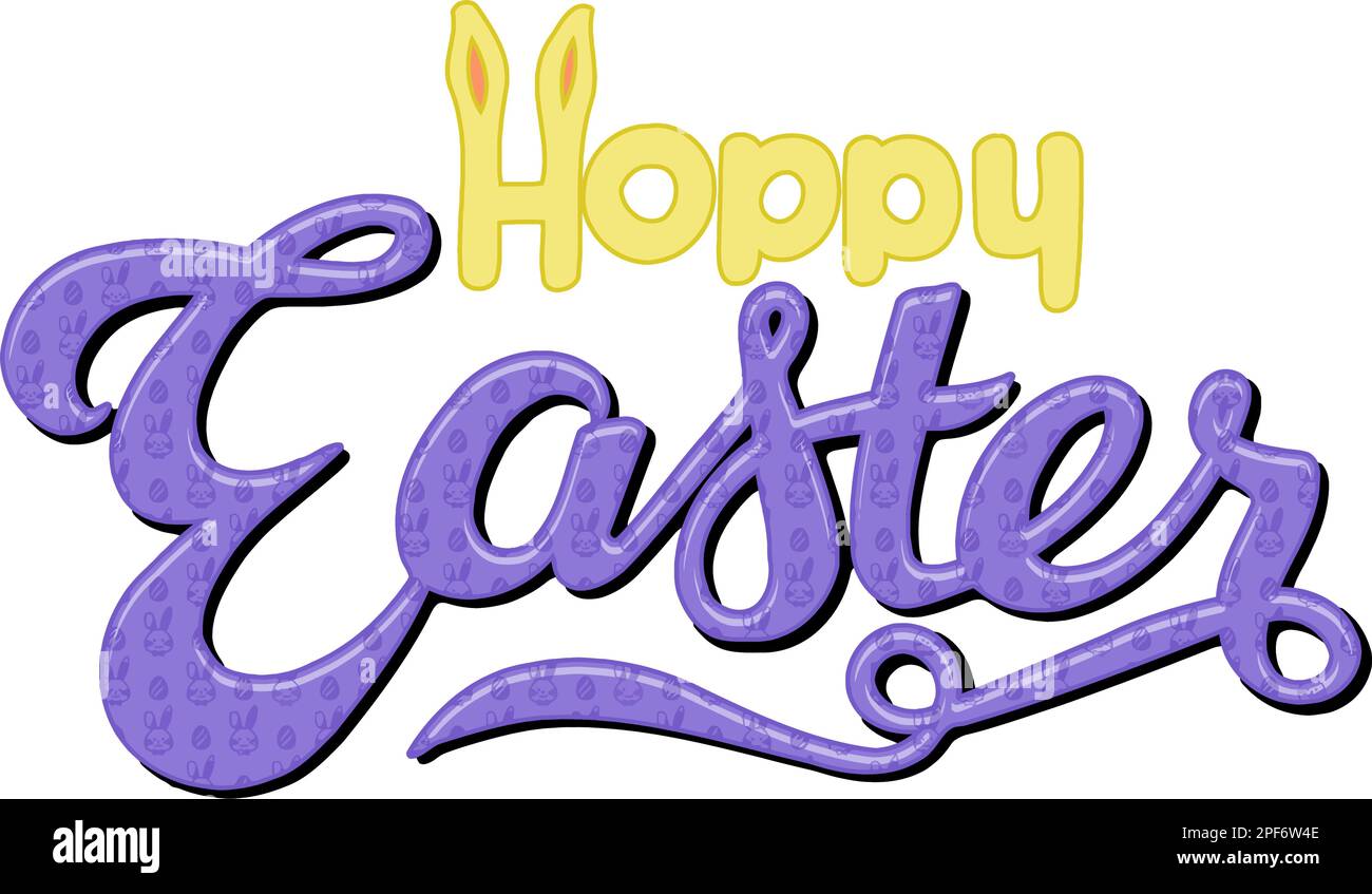 motif signe de pâques hoppy Illustration de Vecteur