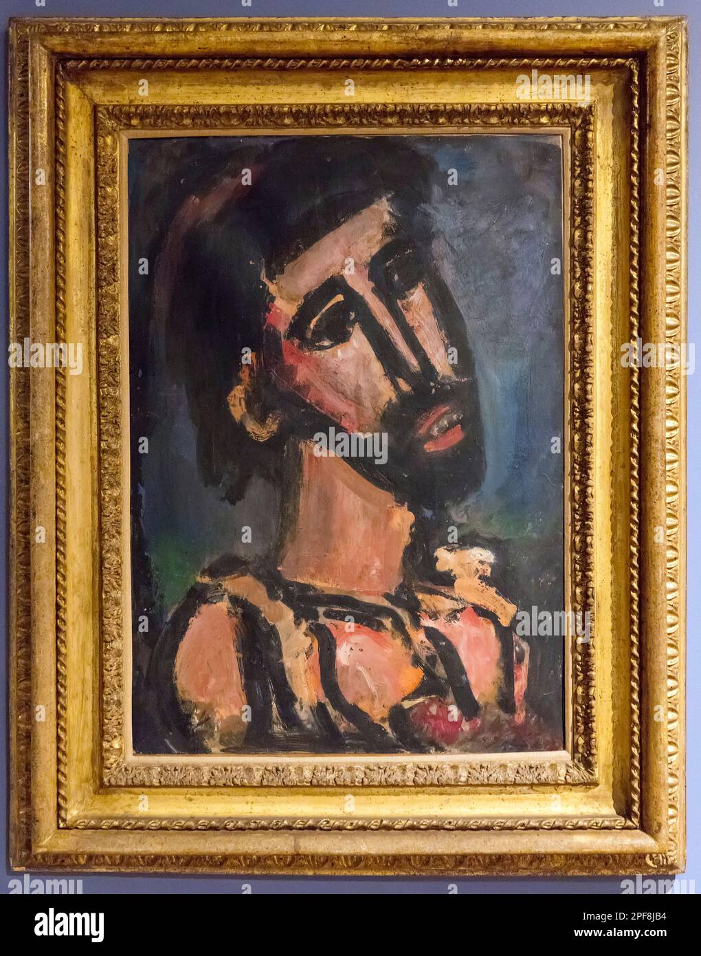 Saint John le Baptist peint par Georges Rouault au Musée Soumaya, Mexico, Mexique Banque D'Images Saint John le Baptist peint par Georges Rouault au Musée Soumaya, Mexico, Mexique Banque D'Images
