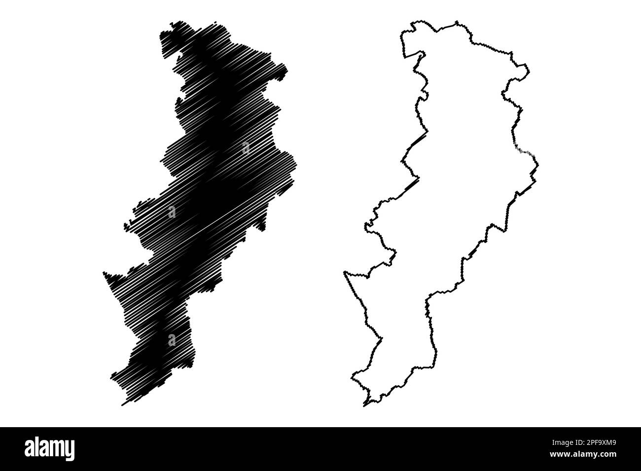Ville et quartier métropolitain de Manchester (Royaume-Uni de Grande-Bretagne et d'Irlande du Nord, comté métropolitain et cérémoniel Grand Mantrest Illustration de Vecteur