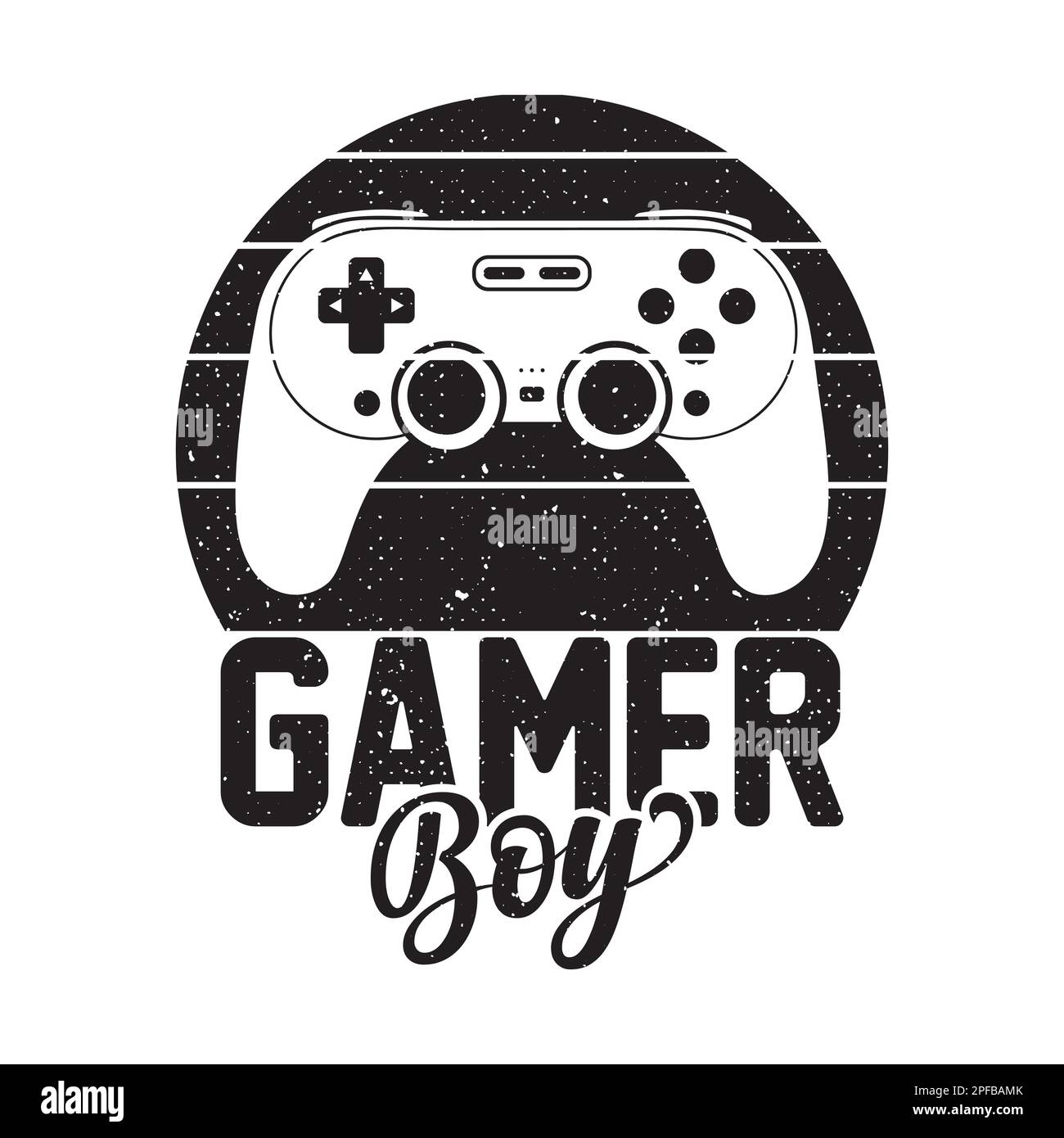 T-shirt de jeu vintage pour gamer boy pour les amateurs de jeux Illustration de Vecteur