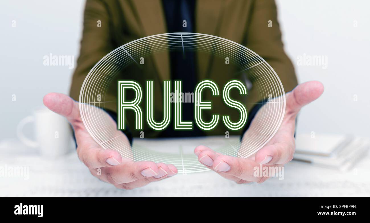 Respect Des Règlements Règles de présentation des légendes de texte. Les entreprises ...