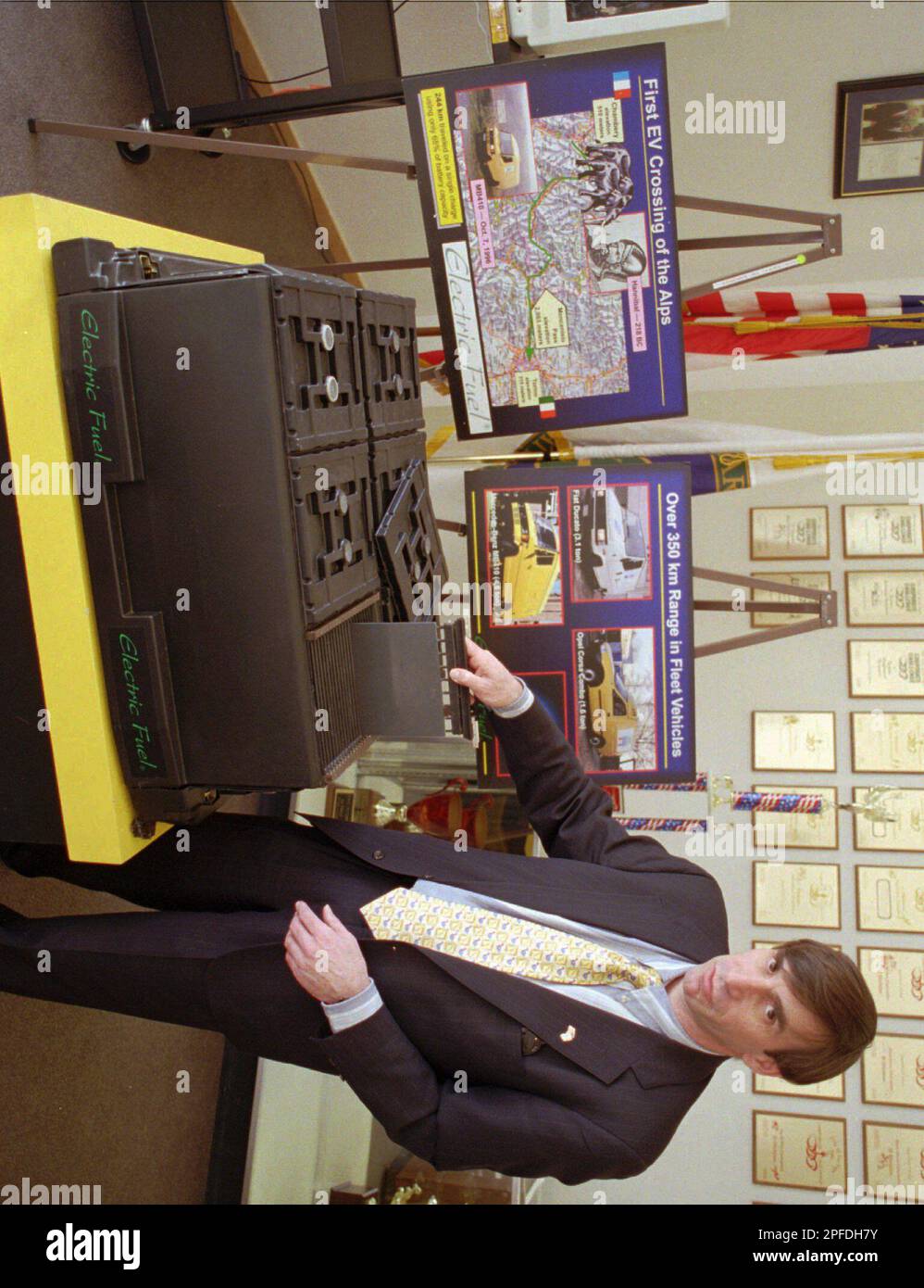 Jonathan Wartman, marketing vice president for Electric Fuel Limited of