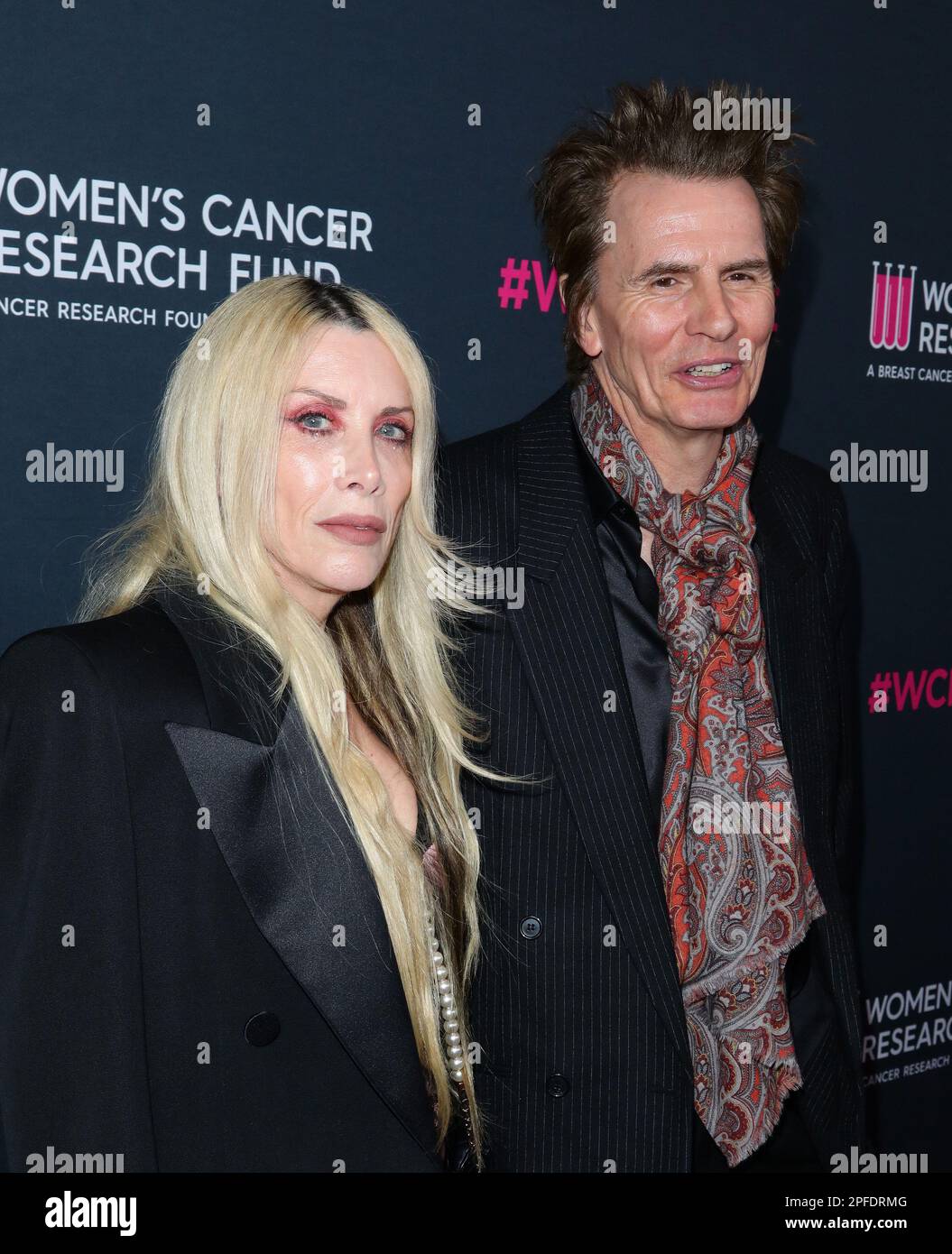 Beverly Hills, États-Unis. 16th mars 2023. John Taylor, Gela Nash arrive à une soirée inoubliable tenue à l'hôtel Beverly Wilshire à Beverly Hills, CA, jeudi, 16 mars 2023 . (Photo de Juan Pablo Rico/Sipa USA) crédit: SIPA USA/Alay Live News Banque D'Images