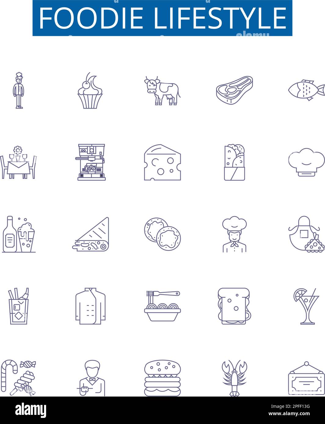 Ensemble de panneaux d'icônes de style de vie pour les gourmets. Collection design de Gourmet, cuisine, cinglant, dieting, cuisine, Concept de contour de manger, de pâturage, de festin Illustration de Vecteur Ensemble de panneaux d'icônes de style de vie pour les gourmets. Collection design de Gourmet, cuisine, cinglant, dieting, cuisine, Concept de contour de manger, de pâturage, de festin Illustration de Vecteur