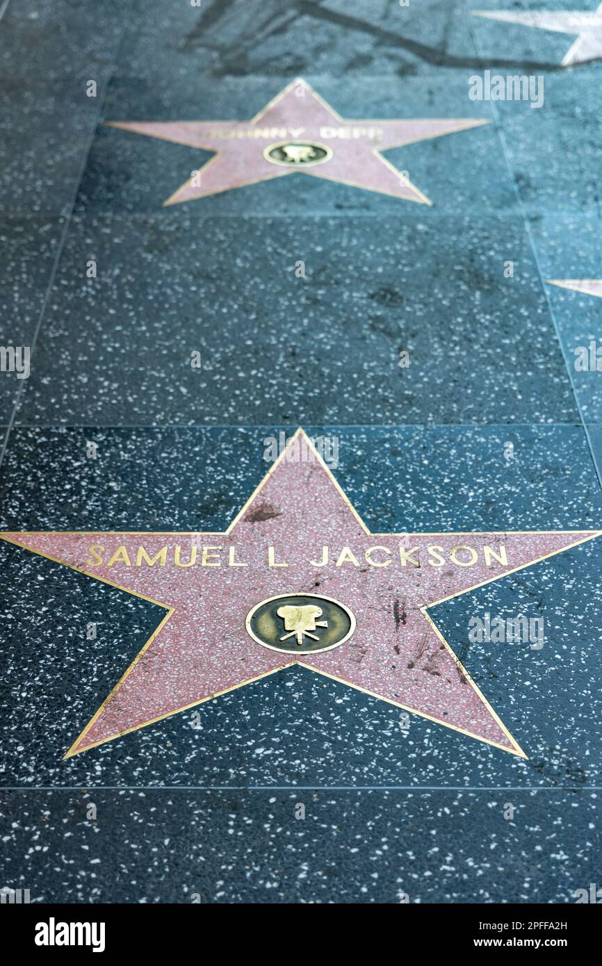 La promenade de la renommée à Hollywood Californie Etats-Unis sur 5 février 2023 Banque D'Images
