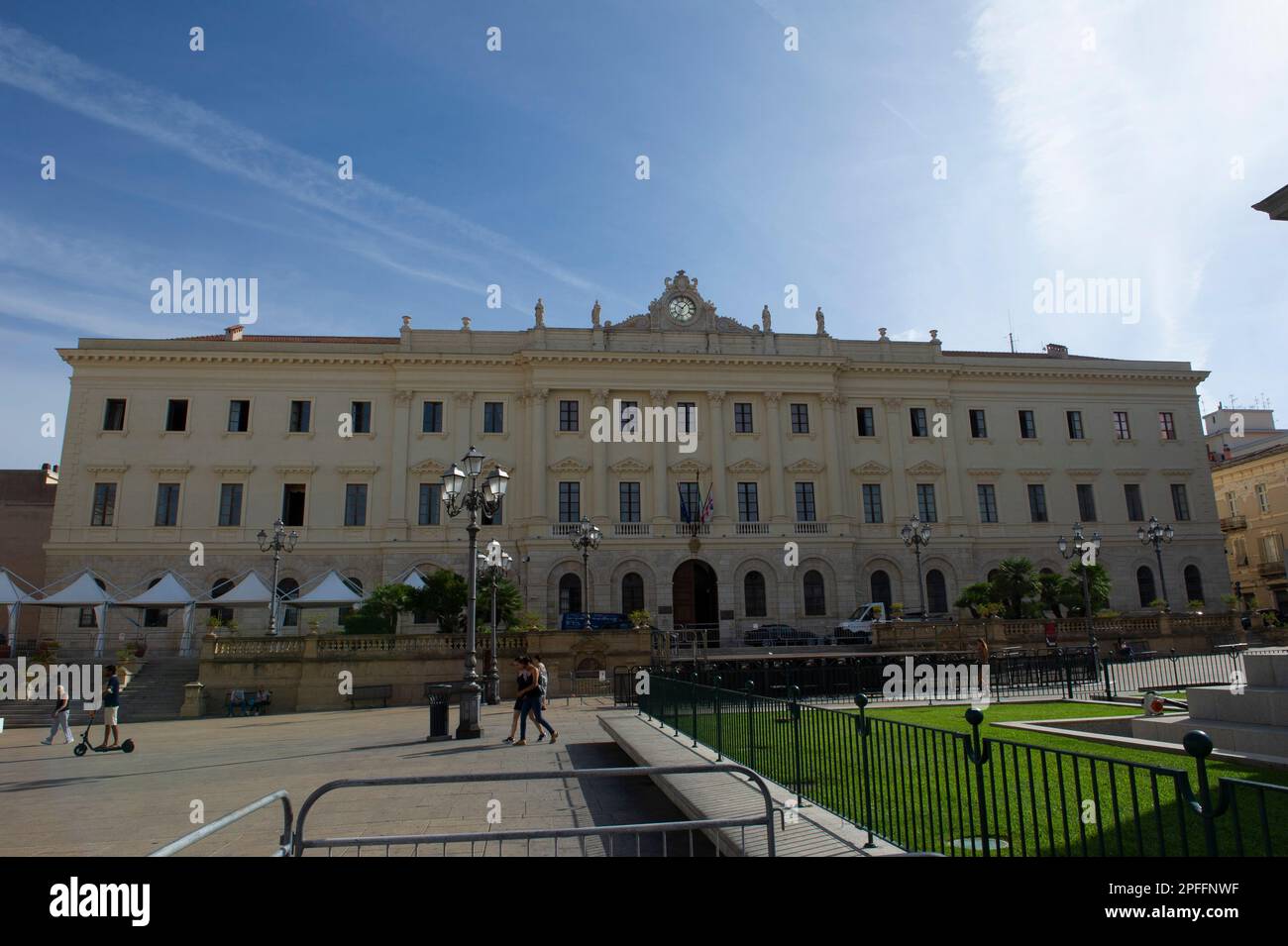 02 septembre 2022 – Europe, Italie, Sardaigne, Sassari, Palazzo della Provicnia, projet d'Eugenio Sironi et Giovanni Borgnini Banque D'Images