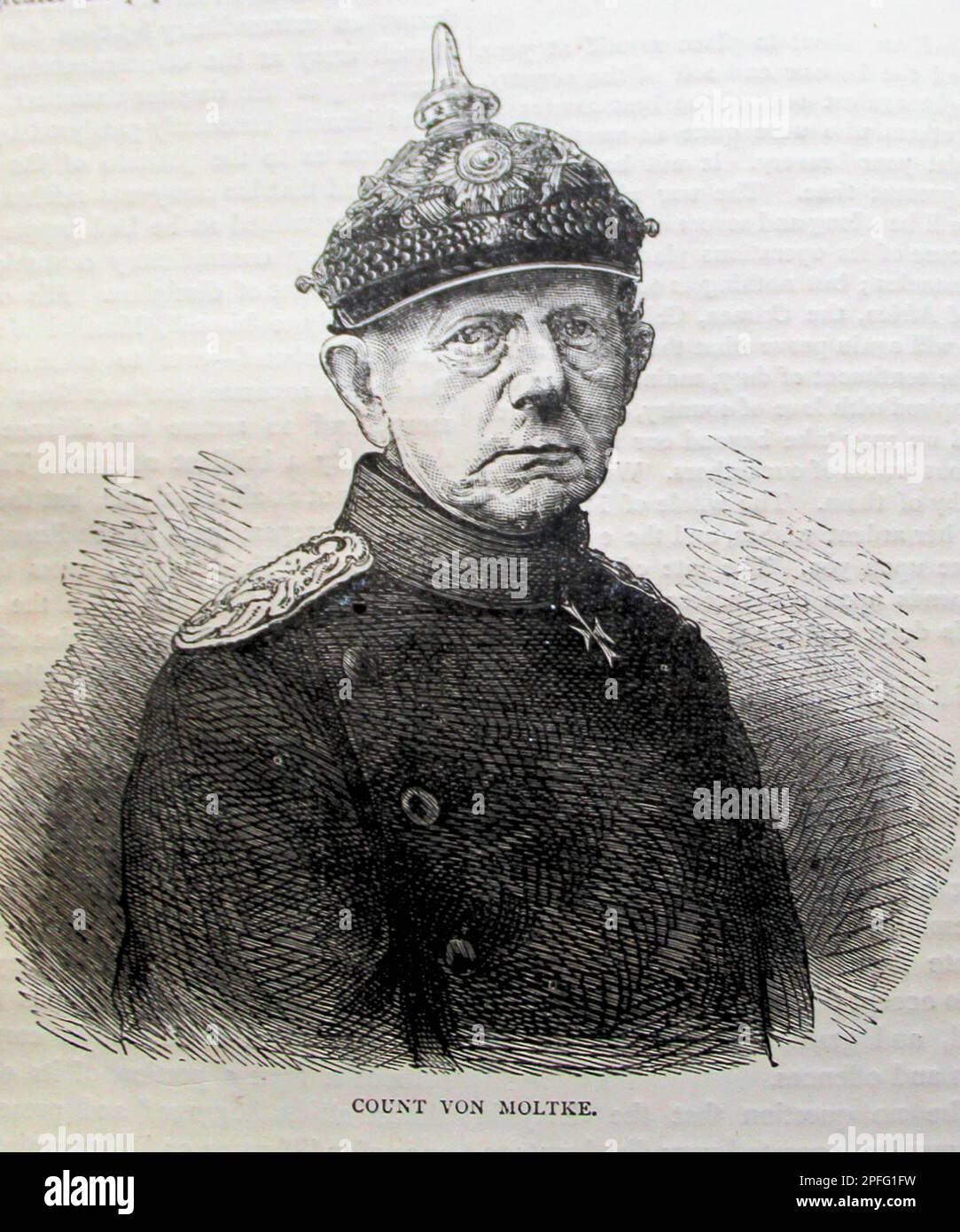 Helmuth Karl Bernhard von Moltke Banque D'Images Helmuth Karl Bernhard von Moltke Banque D'Images