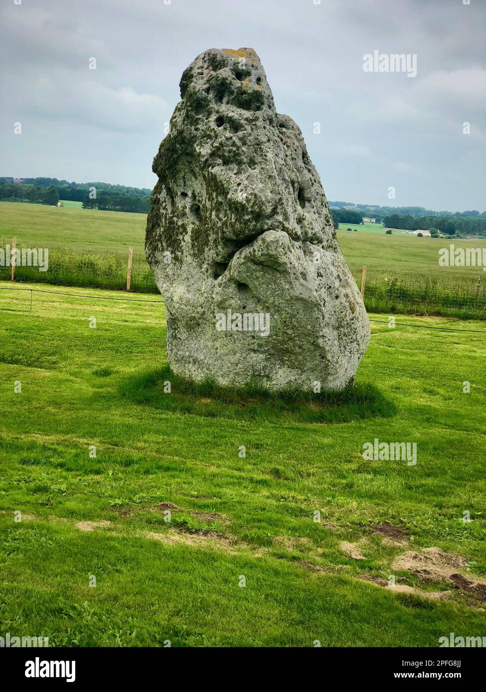 Le Stonehenge un ancien monument en pierre préhistorique, Royaume-Uni Banque D'Images