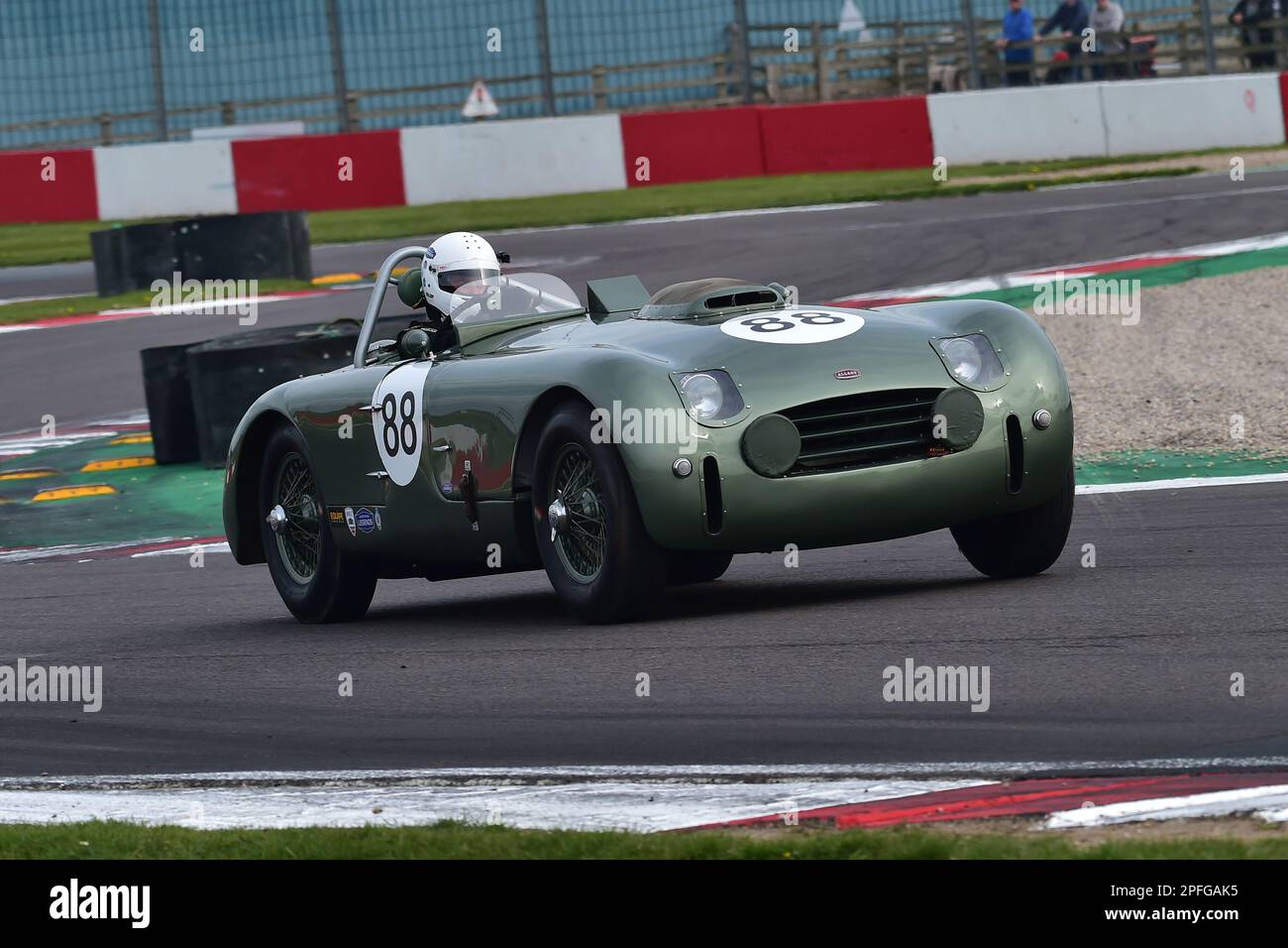 Simon Evans, Tom Hardman, Allard J2X le Mans, RAC Woodcote Trophée et Stirling Moss Trophée pour les voitures de sport avant 56 et avant 61, une course d'une heure avec le Banque D'Images