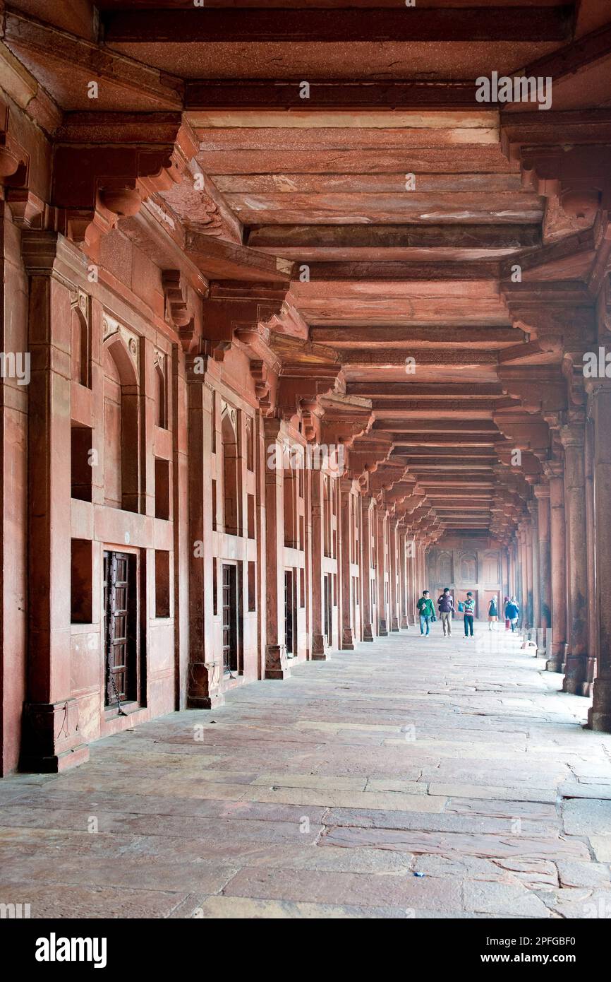 L'Inde, Uttar Pradesh, Fatehpur Sikri, mosquée Jama Masjid Banque D'Images