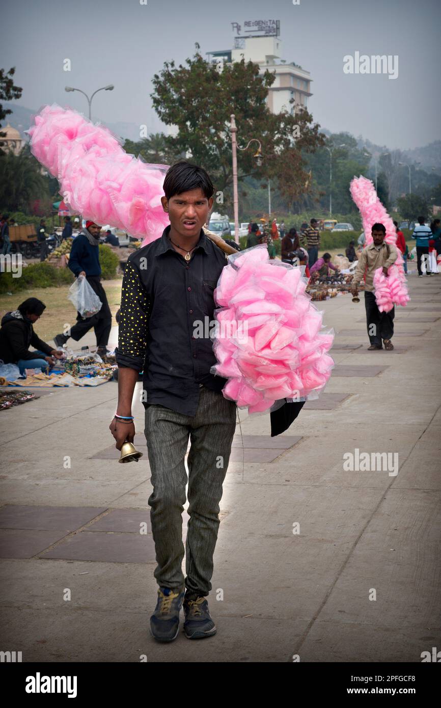 L'Inde, Rajasthan, Jaipur, vie quotidienne Banque D'Images
