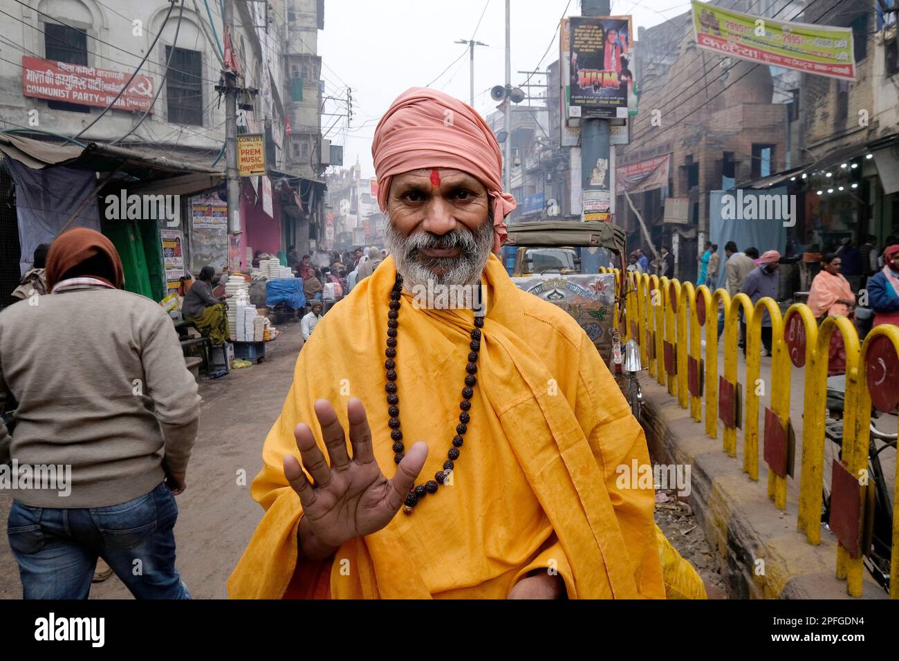 L'Inde, Varanasi, vie quotidienne Banque D'Images