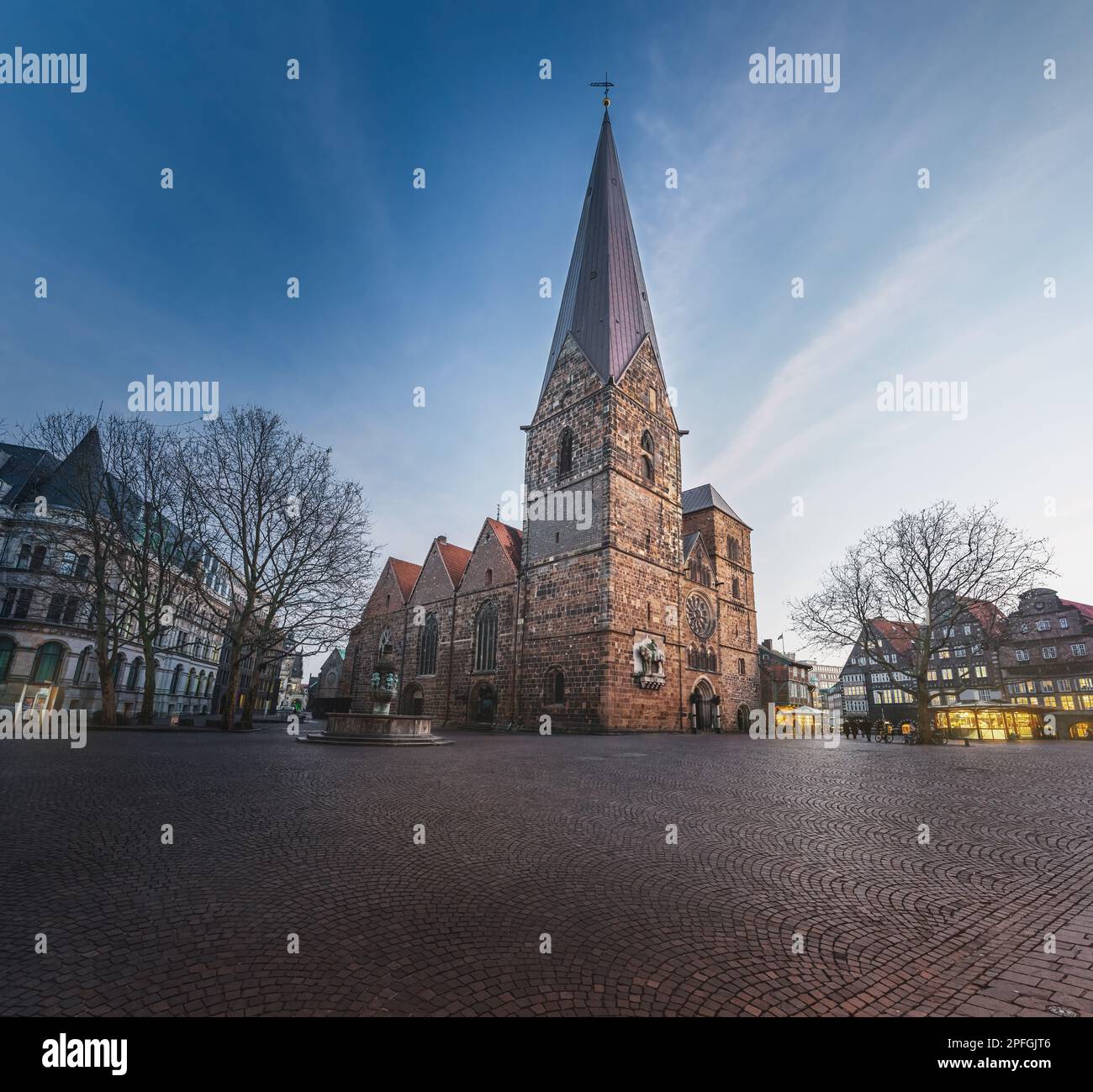 Église notre-Dame (Kirche Unser Lieben Frauen) - Brême, Allemagne Banque D'Images