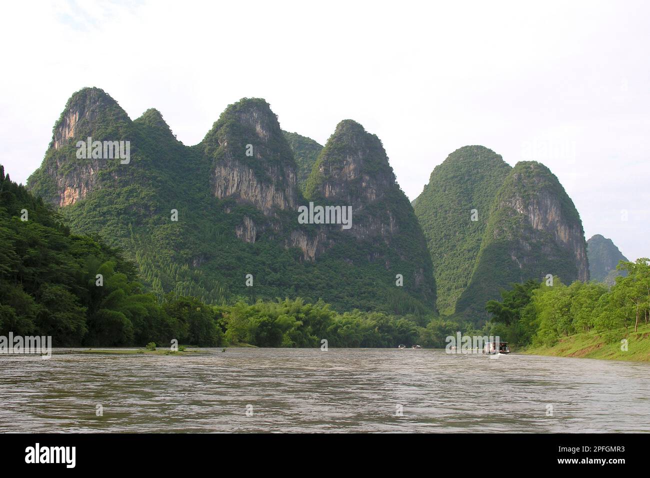 Chine. Paysage Banque D'Images