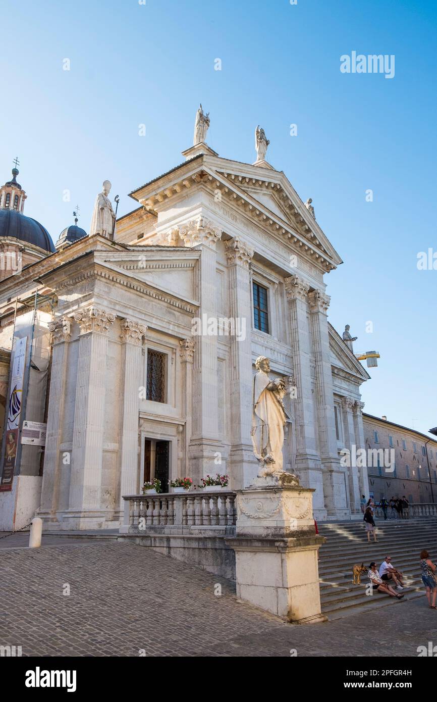 Italie, Urbino, cathédrale, Duomo Banque D'Images