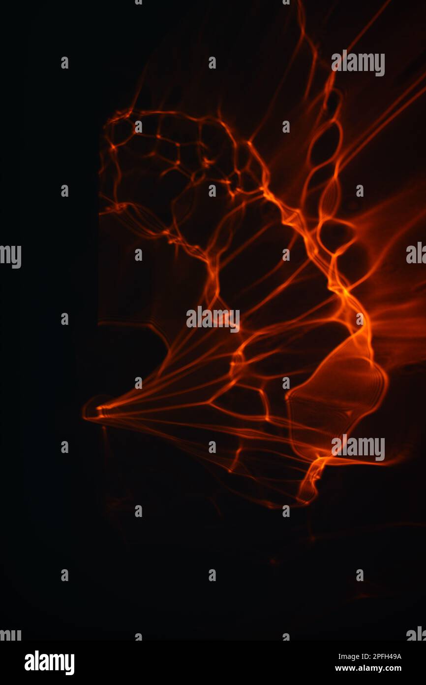 effet de lumière led en flacon, lumière diffuse Banque D'Images