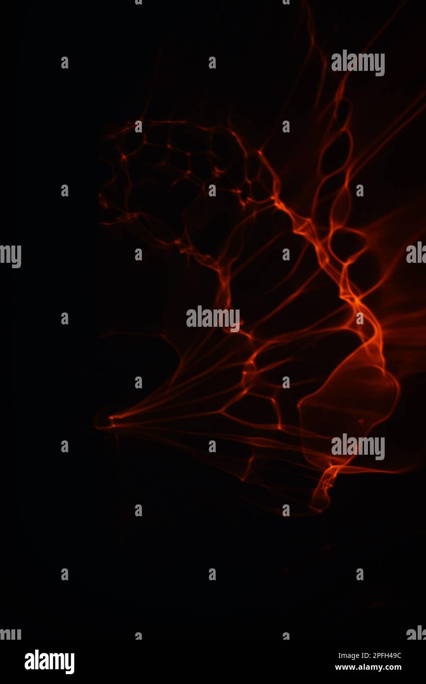effet de lumière led en flacon, lumière diffuse Banque D'Images