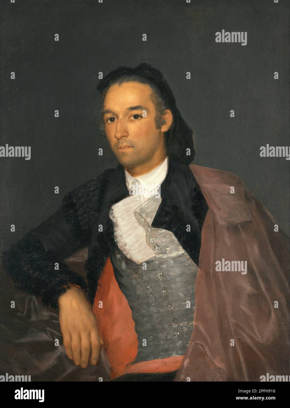 Portrait du Matador Pedro Romero entre 1795 et 1798 par Francisco de Goya y Lucientes Banque D'Images