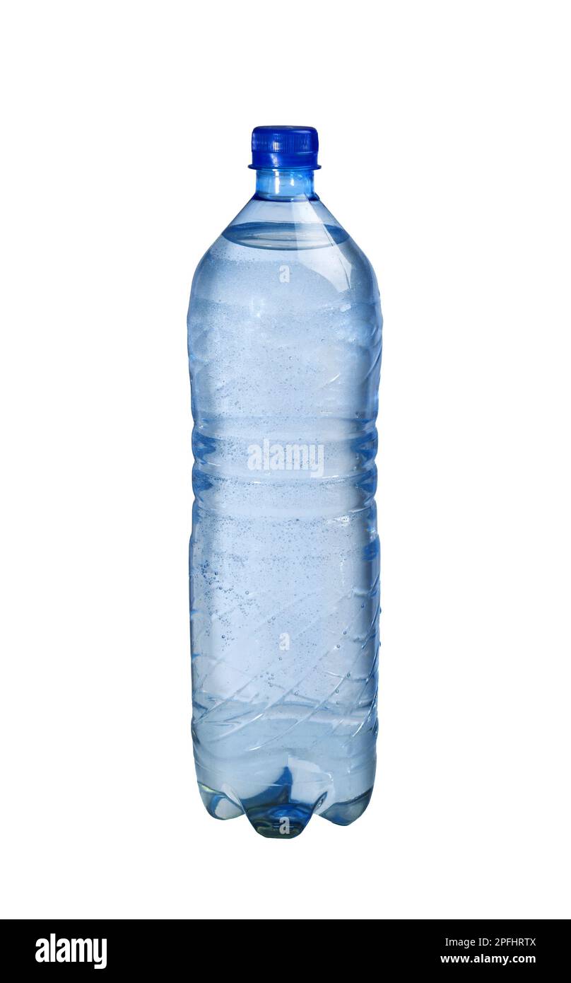 Bouteille d'eau. Bouteilles d'eau isolées sur fond blanc. Banque D'Images