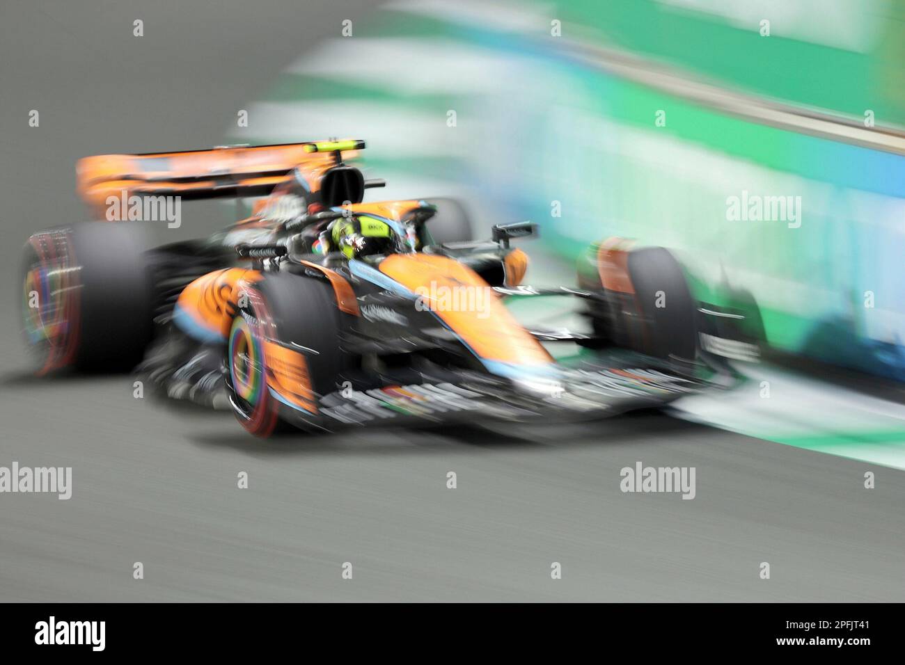 Djeddah, Arabie Saoudite. 17th mars 2023. 17.03.2023, Jeddah Corniche circuit, Jeddah, Formule 1 Saudi Arabian Grand Prix, sur la photo Lando Norris (GBR), McLaren F1 Team Credit: dpa Picture Alliance/Alay Live News Banque D'Images