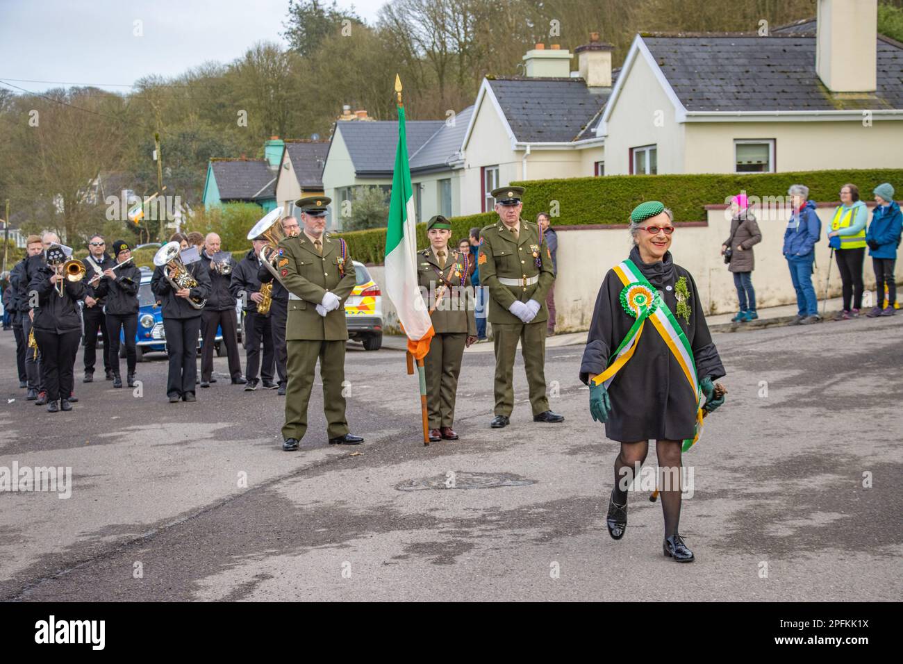 Rue Courtmacsherry Patrick's Day Parade 2023 Banque D'Images